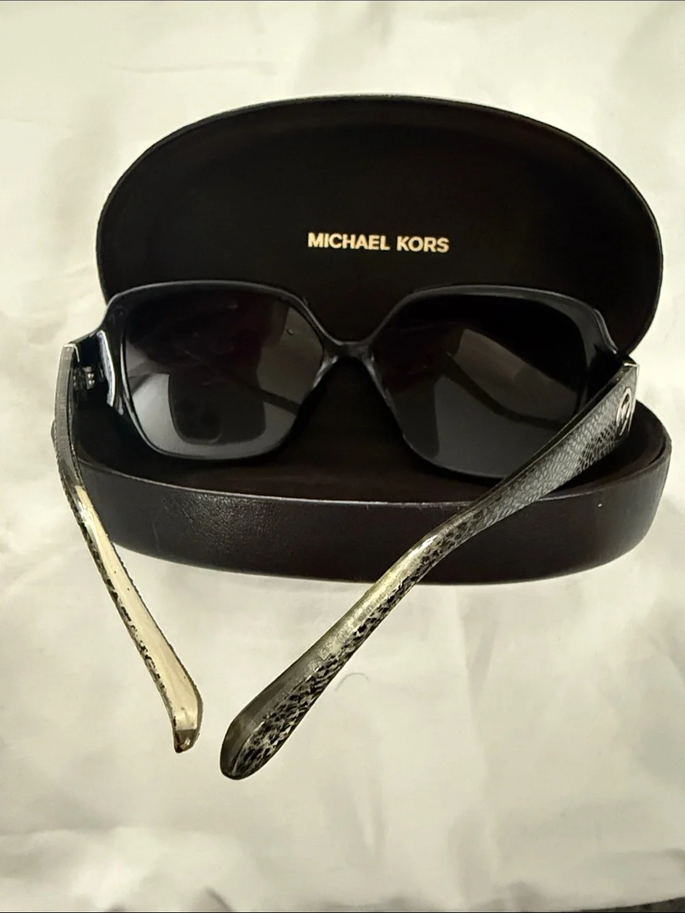 Michael Kors Black Gradient Oversized Women's Sunglasses